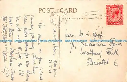 R508102 The Castle from Whitcliff Ludlow 6467 G R Crundell 1934