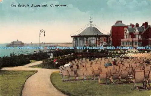 R509509 Eastbourne The Redoubt Bandstand Postkarte