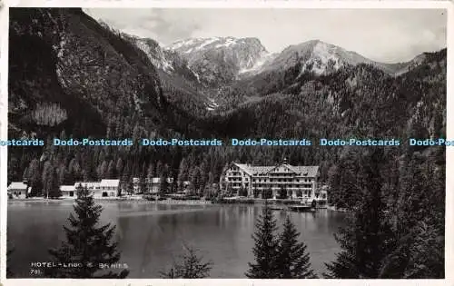 R509530 Hotel Pragser Wildsee G Ghedina Postkarte