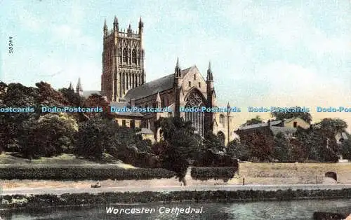 R509569 Worcester Cathedral F Frith Postkarte