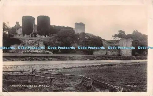 R513261 Rhyl Rhuddlan Castle W H S Kingsway Echtfoto Serie 1909