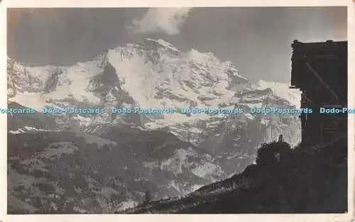 R513266 Die Jungfrau 4166m von der Grutschalp aus J Gaberell 1926