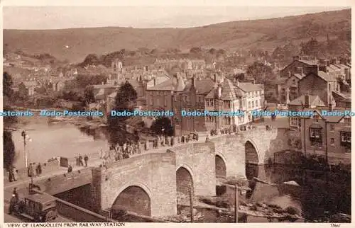 R509581 Blick auf Llangollen vom Bahnhof R M und S Princess Serie