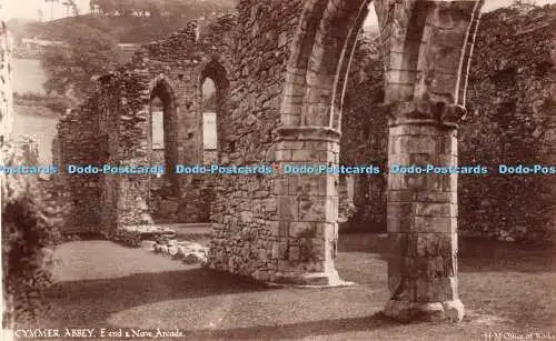 R509582 Cymmer Abbey E End and Nave Arcade H M Office of Works