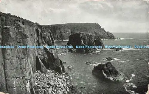 R513280 Lands End Enys Dodman and Pardenack Point Photochrom Duotype Process