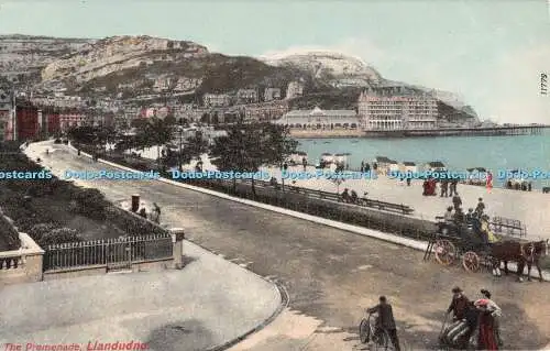 R509624 Llandudno Die Promenade R B Postkarte