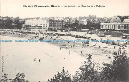 R511220 Foto Ouest 221 Cote d Emeraude Dinard Les Casinos La Plage vue de la Mal