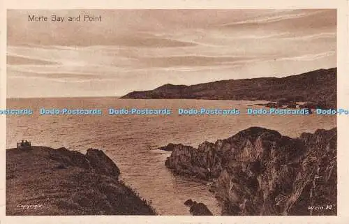 R513421 Morte Bay and Point Postkarte