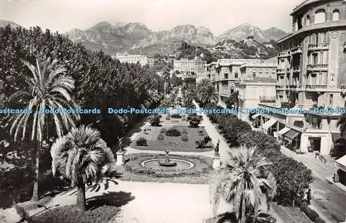 R511221 Menton A M 117 Le Jardin Public 1961