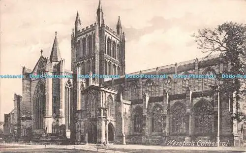 R513435 Hereford Cathedral F Frith No 4836 1906