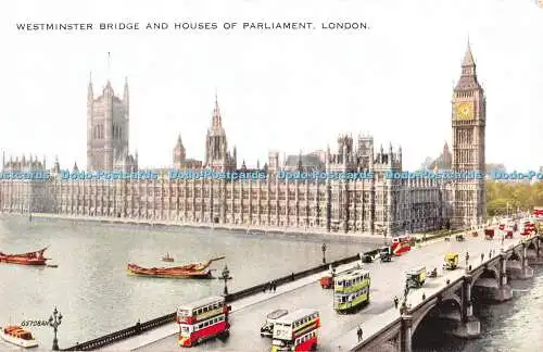 R511254 G5708RN Westminster Bridge and Houses of Parliament London Valentines Va
