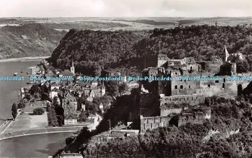 R511422 St Goar am Rhein und Burg Rheinfels Schöning Mimose N R 2529 f