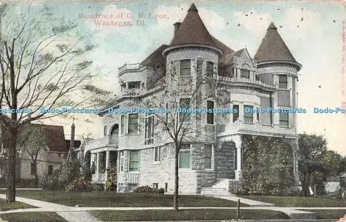 R509940 Waukegan III Residence of G R Lyon E C Kropp No 6012