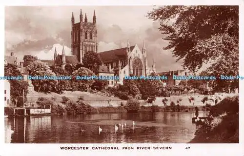 R511438 Worcester Cathedral from River Severn 47 RP