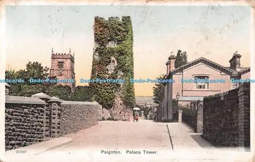 R509951 Paignton Palace Tower Postkarte 1908