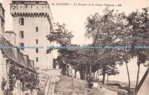 R511447 28 Lourdes Le Donjon et le vieux Chateau BR Bloc Freres Bordeaux