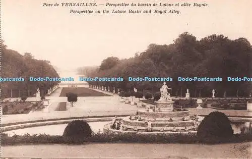 R513643 Parc de Versailles Perspektive auf das Latonebecken und die Königsgasse Mme M