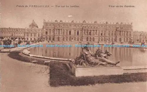 R513644 Palais de Versailles Blick auf die Gärten Mme Moreau