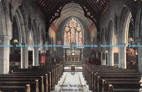 R509969 Gorleston on Sea Interior Parish Church Williams Serie 1910