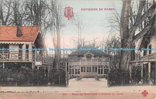 R511497 Environs de Paris Collection F Fleury 405 Bois de Boulogne Chalets du Cy