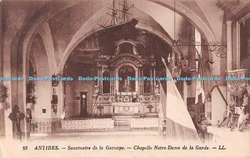 R510087 Antibes Sanctuaire de la Garoupe Chapelle Notre Dame de la Garde LL 28 L