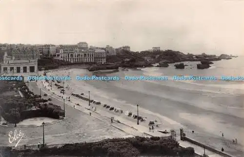 R513792 Biarritz Basses Pyr La Garde Plage Et La Casino Bellevue L Chatagneau