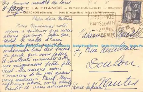 R510089 Arcachon Gironde Dans la magnifique foret de la Ville d Hiver Jove 1938