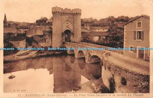 R513865 Parthenay Deux Sevres La Tour Saint Jacques et la Riviere Le Thouet G Ar