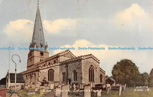 R513880 Edwinstowe Die Kirche F Frith Postkarte