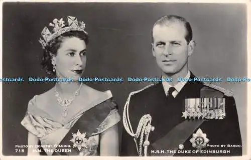 R510183 H M The Queen H R H The Duke of Edinburgh Baron Dorothy Wilding RP