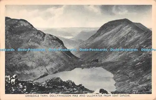 R513890 Griesdale Tarn Dollywaggon Pike and Ullswater From Seat Sandale G P Abrah