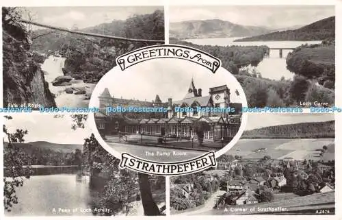 R510220 Grüße von Strathpeffer The Pump Room Loch Garve J B Weiß Best of A