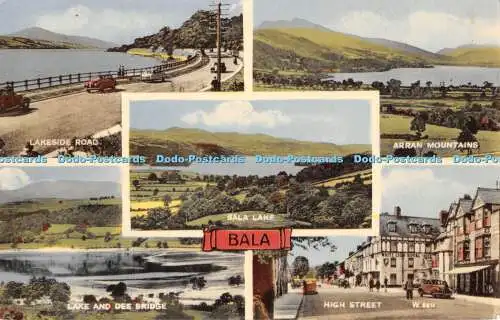 R510258 Bala High Street Arran Berge Bala Lake Valentine Collo Farbe Multi