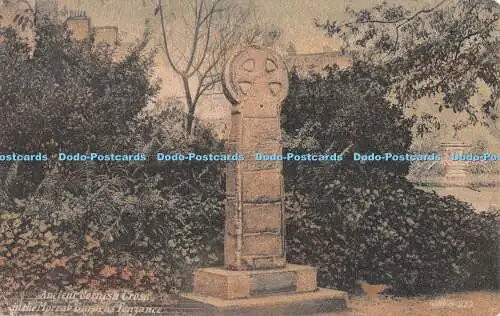 R511757 Penzance Ancient Cornish Cross in the Morrab Gardens J Welch