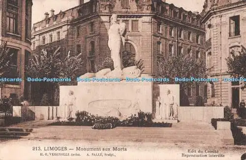 R513970 Limoges Monument aux Morts Edit du Comite I F I I