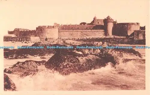 R511768 Saint Malo La Plage et le Chateau LL 125 Levy et Neurdein Reunis