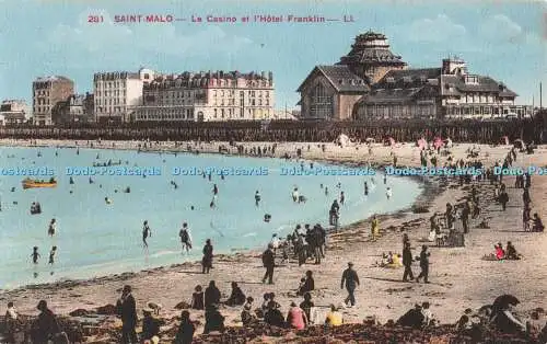 R511780 Saint Malo Le Casino et l Hotel Franklin LL 281 Levy and Neurdein Reunis