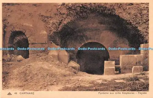 R514020 CAP 48 Carthage Fontaine aux mille Amphores Facade Musee Lavigerie