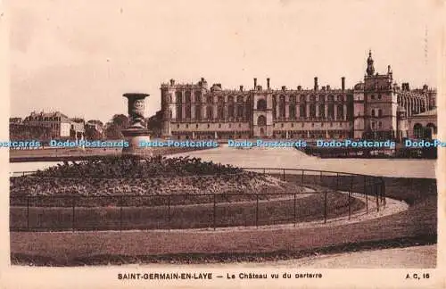 R510327 Saint Germain en Laye Le Chateau vu du parterre Phototypie L Abeille