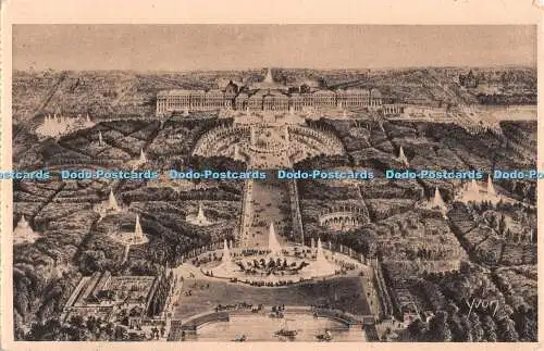 R510342 Schloss und Park Splendeurs et Charmes de Versailles bei Vogelfliegen gesehen Y