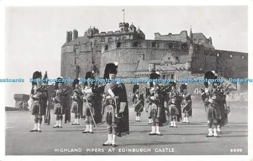 R510344 Highland Pipers at Edinburgh Castle J B White Best of All Series