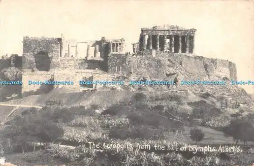 R510349 Athen Die Akropolis vom Hügel der Nymphen Engl Foto Co B P Requisite