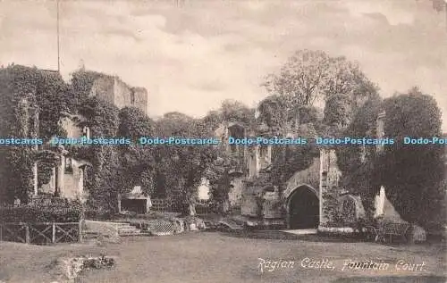 R510354 Raglan Castle Fountain Court F Frith No 32532