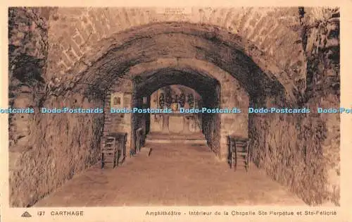 R514089 CAP 137 Carthage Amphitheatre Interieur de la Chapelle Ste Perpetue et S