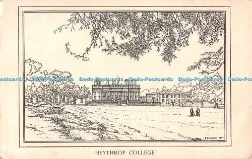 R514111 Heythrop College P F Anson 1935 1936