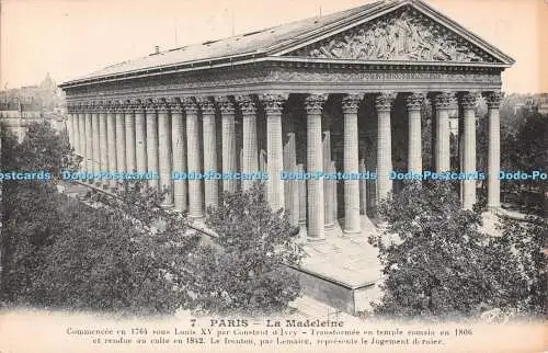R510417 Paris La Madeleine Postkarte