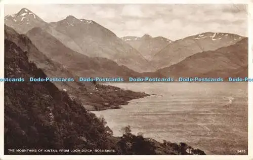 R510436 Ross Shire Die Berge von Kintail von Loch Duich J B White Best of Al