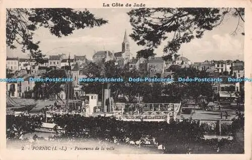 R510479 Pornic Panorama de la ville G Artaud 1933