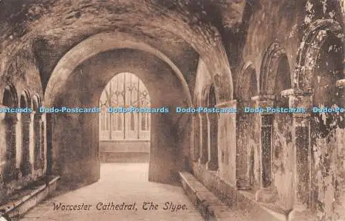 R511978 Worcester Cathedral The Slype F Frith No 59102 1949