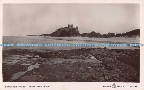 R512004 Bamburgh Castle aus Stag Rock zuverlässige W R und S Serie